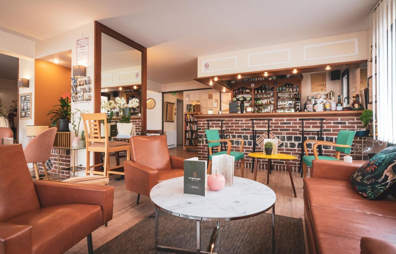Hotel Bar Saint Christophe Le Tilleul Exteriör bild